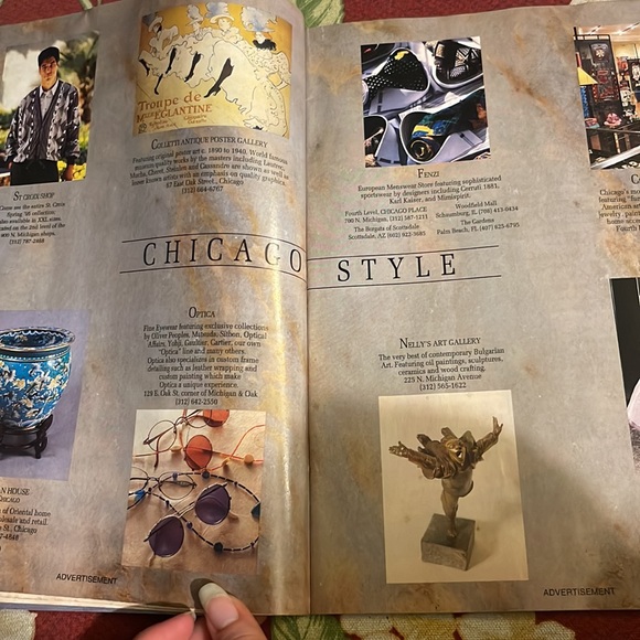 April 1995 Where Chicago vintage magazine - Picture 7 of 11